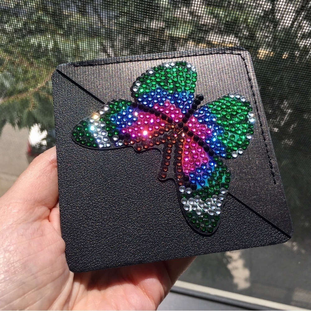 Diamond Art Butterfly Corner Bookmark, Colorful, Sparkly (PINK/BLUE/GREEN)
